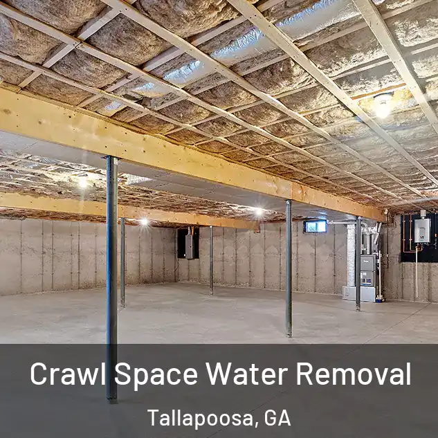  Crawl Space Water Removal Tallapoosa, GA