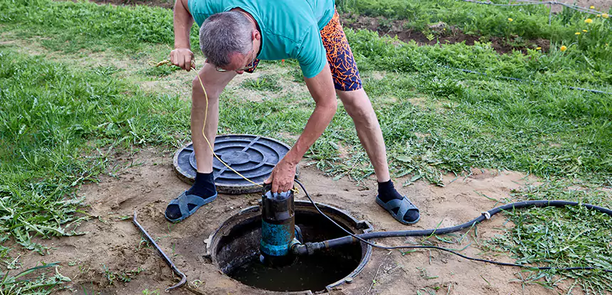 Outdoor Sewage Cleanup in Tallapoosa