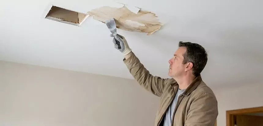 Dry Ceiling After Water Leak in Tallapoosa