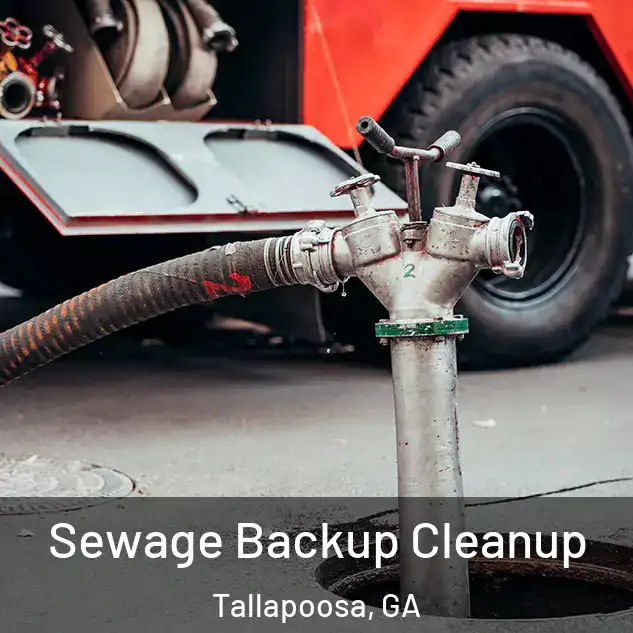 Sewage Backup Cleanup Tallapoosa, GA