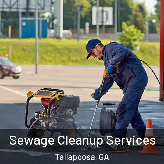  Sewage Cleanup Services Tallapoosa, GA