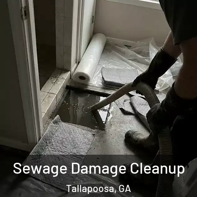  Sewage Damage Cleanup Tallapoosa, GA